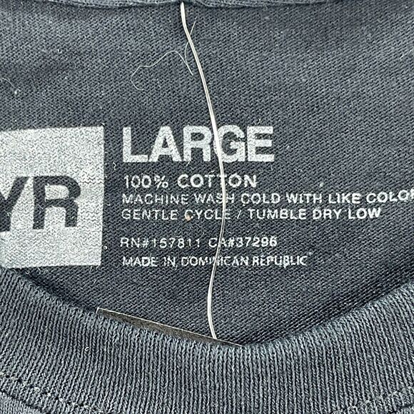 Young & Reckless T Shirt Mens L Black Graphic Print Cotton Crew Neck Pullover - Picture 4 of 9